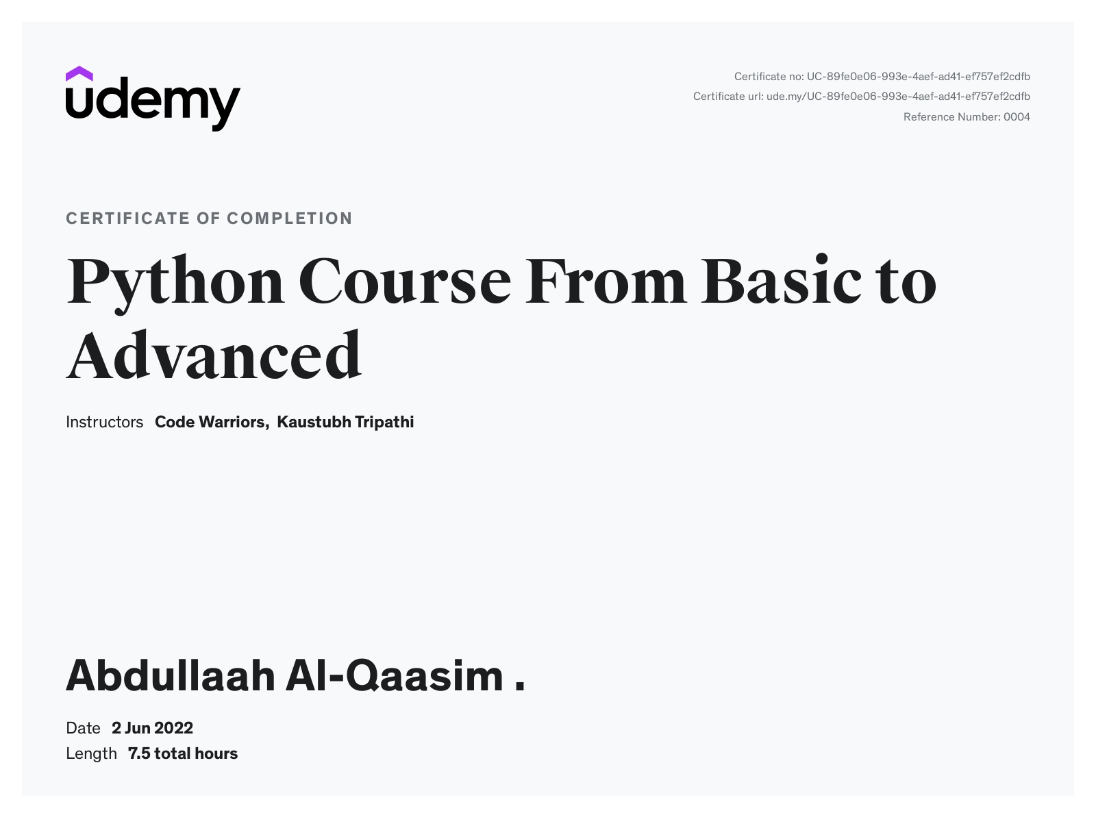 python certification course from basic to advance